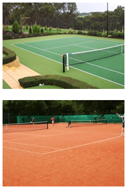 Sovereign Sports tennis court resurfacing synthetic grass