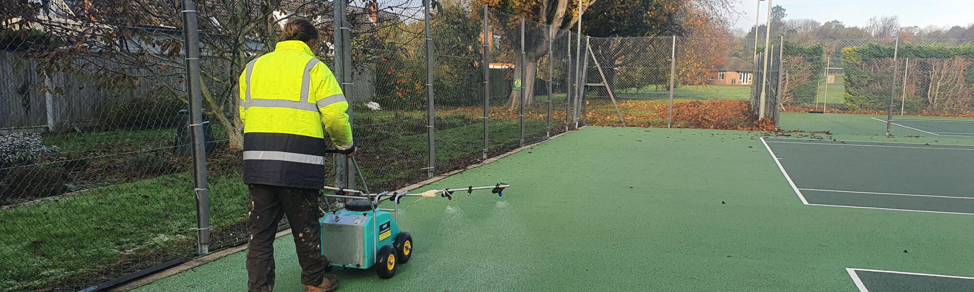 How to maintain your tennis court Sovereign Sports